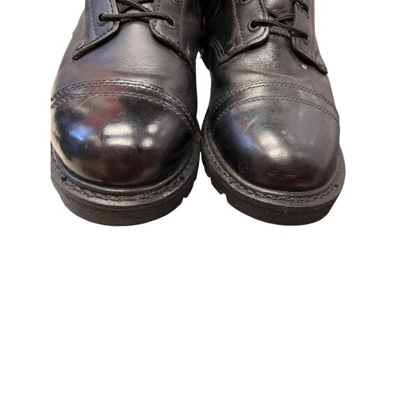 Rocky Mens black leather paratroop moto mid calf boots sz 10M SKU 9955 main image 12